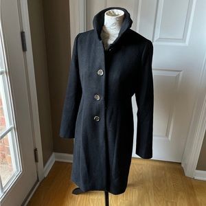 J.Crew wool blend coat black size 6